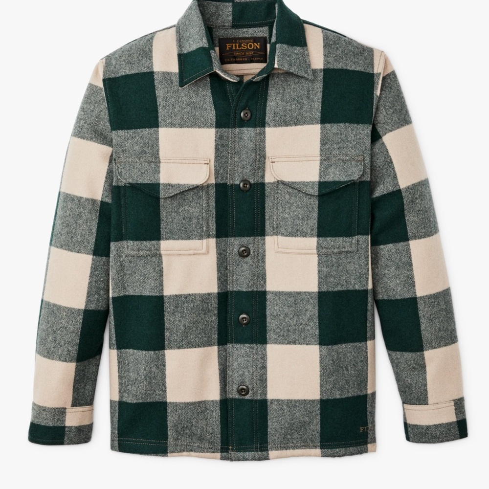 Filson Men wool jac shirt Medium